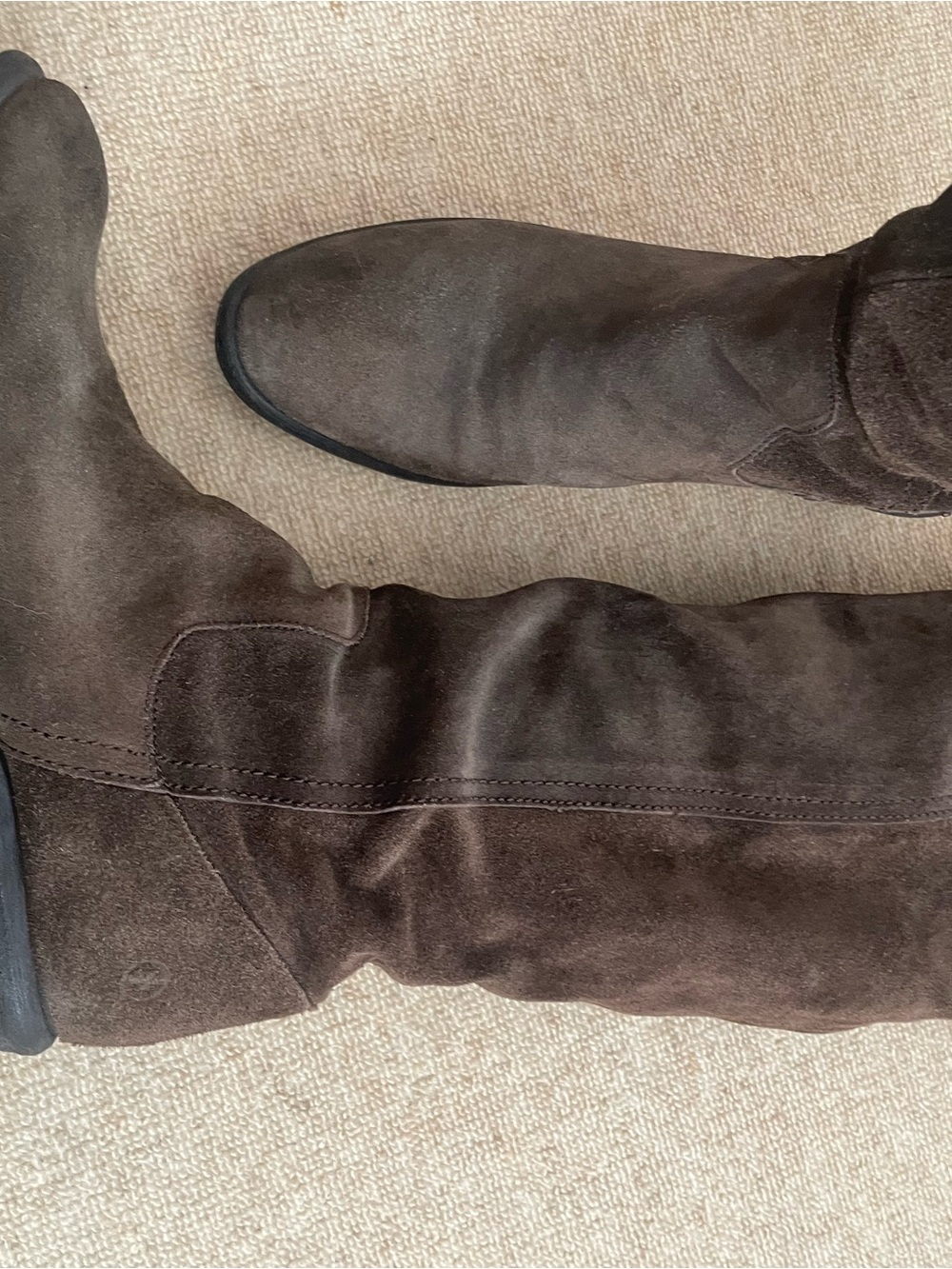 Women’s Brown Suede Knee-High Boots